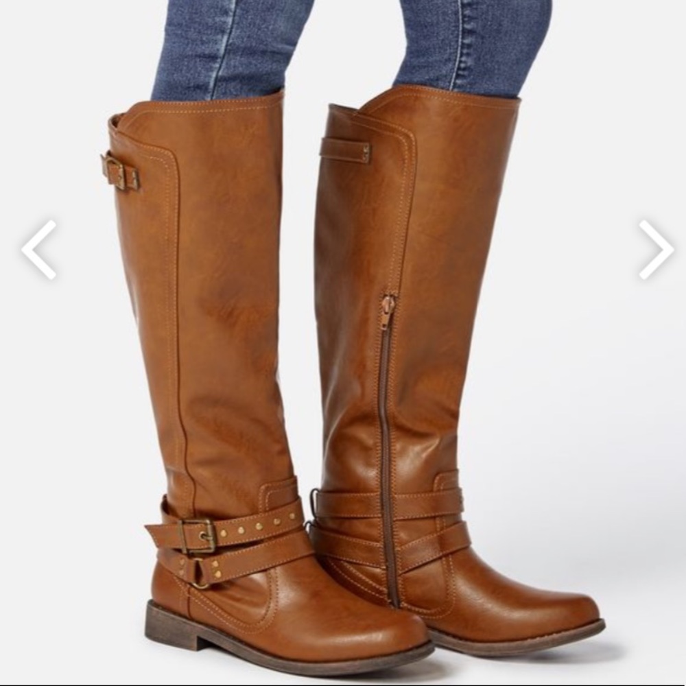 Mina Stud Buckle Boot Justfab